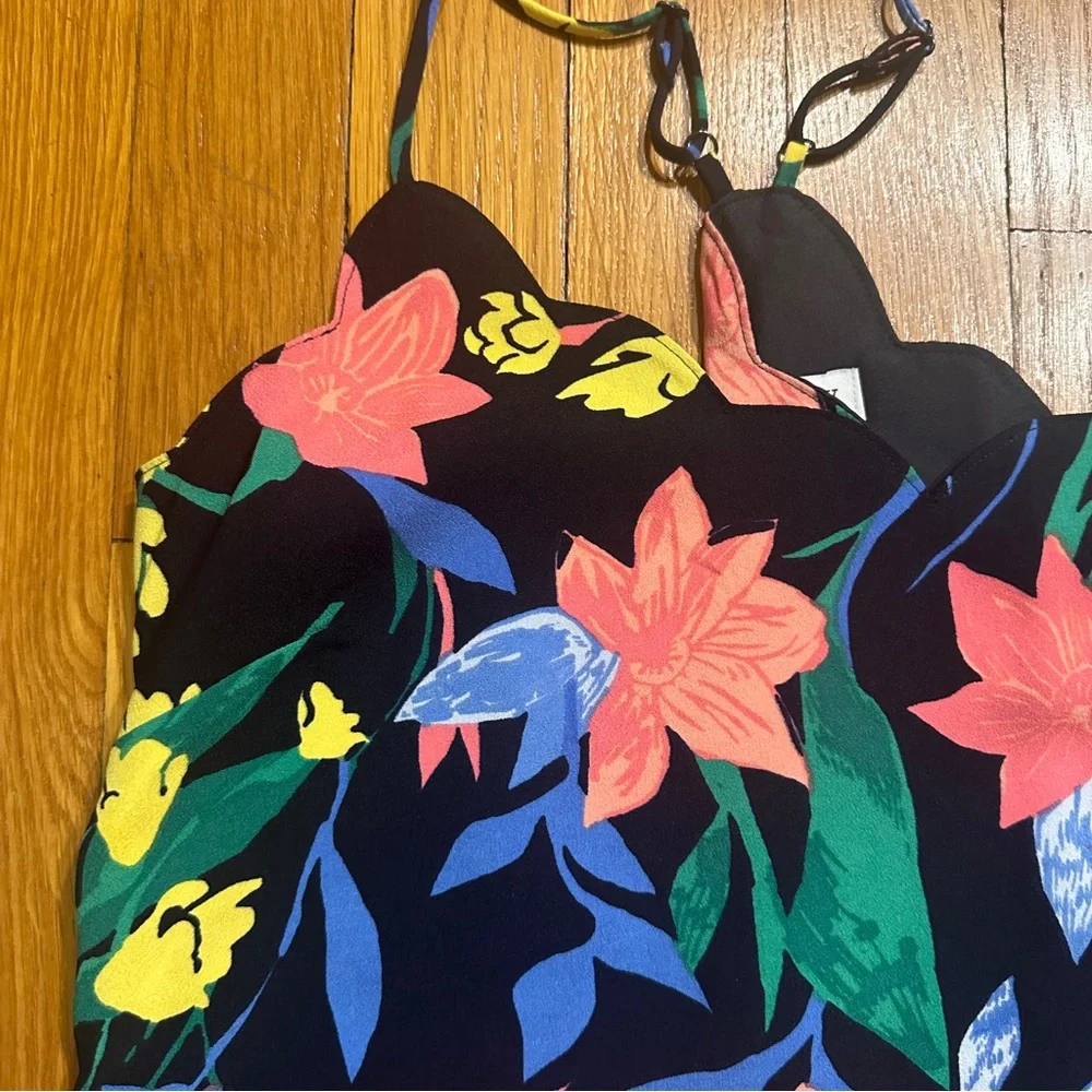 J. Crew scalloped floral cami